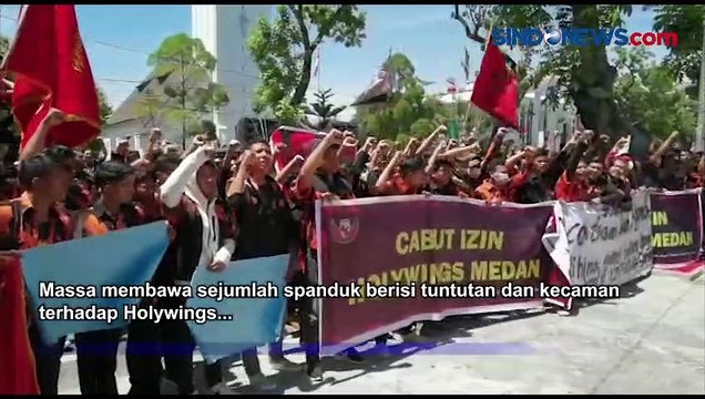 Tuntut Izin Holywings Dicabut, Sapma PP Geruduk Kantor Gubernur Sumut