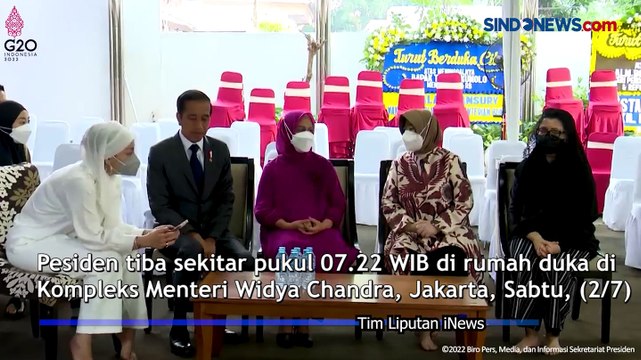 Presiden Jokowi dan Ibu Negara Takziah ke Kediaman Almarhum Tjahjo Kumolo