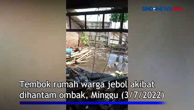 Perairan Selatan Sukabumi Diterjang Gelombang Tinggi, 1 Rumah Jebol Diterjang Ombak