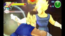 Dragon Ball Z: Tenkaichi Tag Team Español - Vegeta SS2 VS Majin Vegeta RJ ANDA #dragonballgameplay