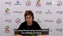 Russian Rublev hopes for 'peace everywhere' ahead of Dubai final