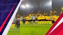 Puncaki Klasemen, Dortmund Rayakan Kemenangan Bareng Suporter