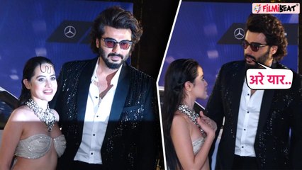 Urfi Javed और Arjun Kapoor की Event में हुई मुलाकात, दोनों ने साथ दिए पोज तो लोगों ने लिए मजे
