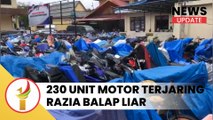 230 Unit Motor Terjaring Razia Balap Liar Sejak Januari 2023