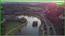 Le Brabant wallon vu du ciel : Le lac de Louvain-la-Neuve