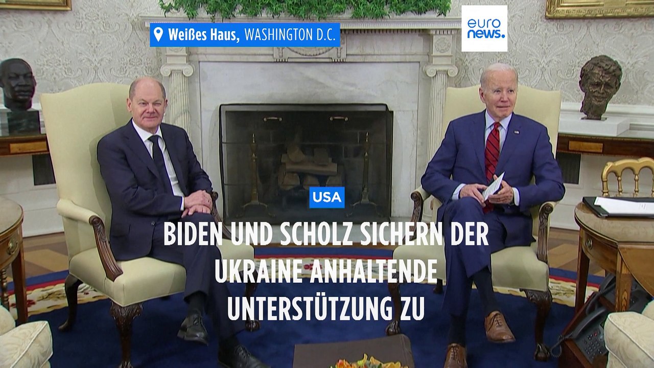 'Historische Veränderungen: Biden lobt deutsche Rolle bei Unterstützung der Ukraine