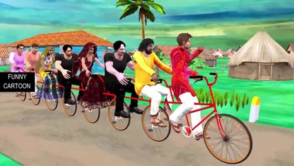 Hilarious Cartoon Comedy: Bicycle Aeroplane Adventure for Kids ✈️
