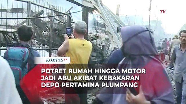 Potret Rumah dan Kendaraan Warga Hangus Akibat Kebakaran Hebat Depo Pertamina Plumpang