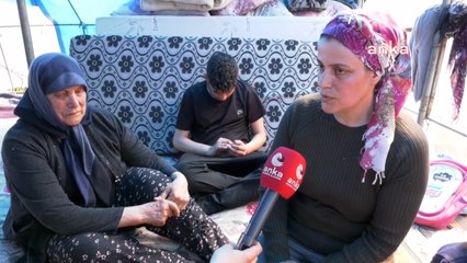 "Oğlum ve annem hasta, 20 kişilik çadırda yardım bekliyoruz"