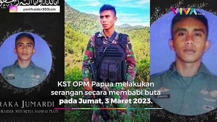 Praka Jumardi Gugur Ditembak KKB Papua saat Selamatkan Warga