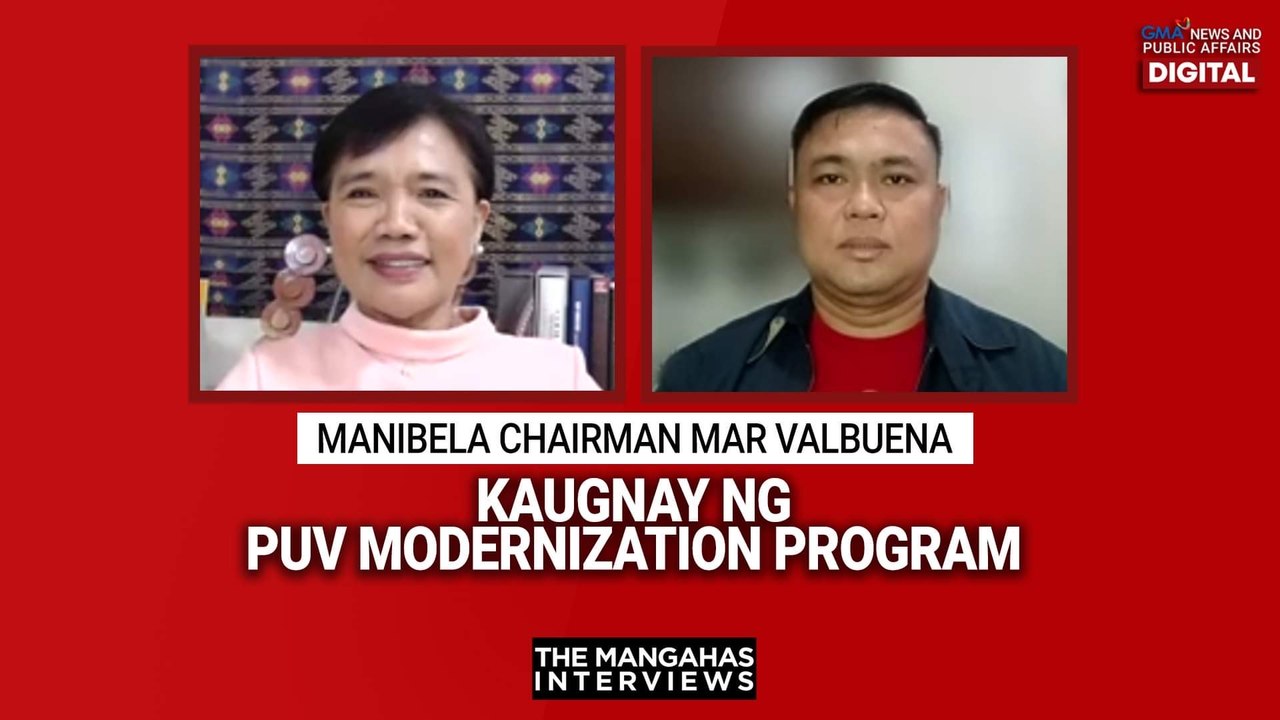 MANIBELA Chairman Mar Valbuena kaugnay ng PUV Modernization Program ...