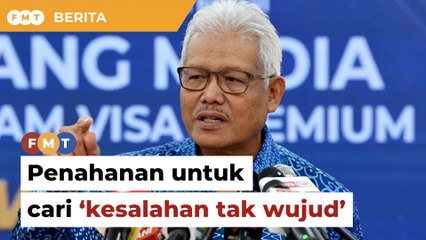 Penahanan bendahari Bersatu untuk cari kesalahan tak wujud, kata Hamzah