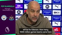 Guardiola chimes on Newcastle time-wasting debate: 'They will waste time, but yellow will be for Ederson'