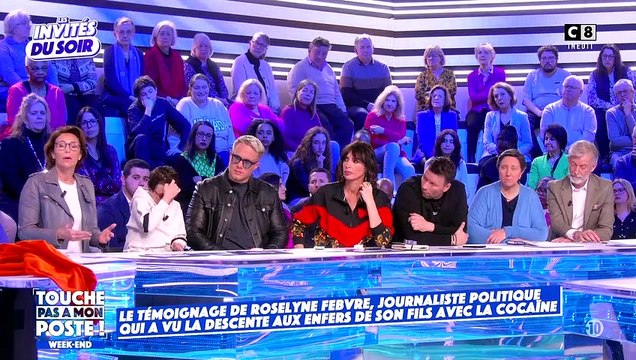 C8 - Roselyn Febvre invitée de Cyril Hanouna dans Touche pas à mon poste !