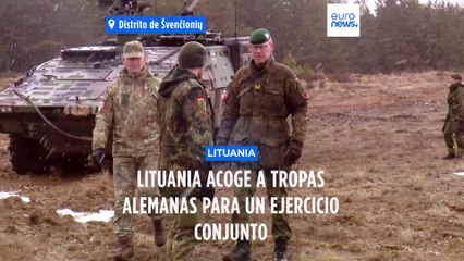 Lituania acoge a tropas alemanas para un ejercicio militar conjunto