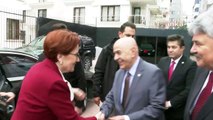 Akşener, İyi Partili belediye başkanlarıyla buluştu: Görevine dönen Cihan Paçacı karşıladı