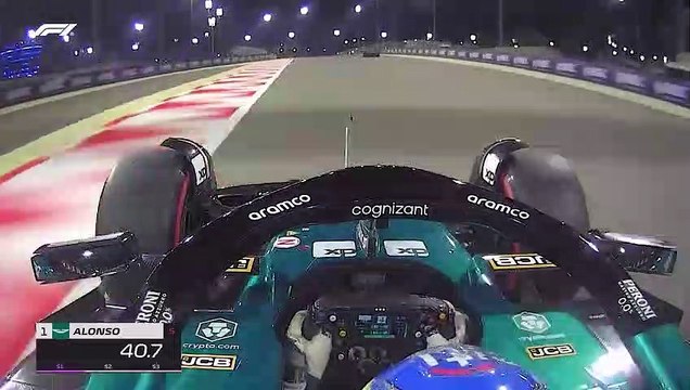 Fernando Alonso -Vuelta rápida en FP2 Gulf Air GP de Bahrain 2023