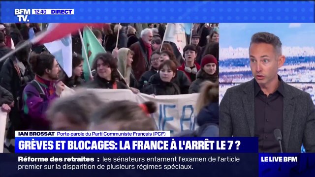 Ian Brossat, porte-parole du PCF, sur la mobilisation du 7 mars: C'est un match entre les Français et le gouvernement