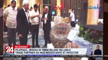 Pilipinas, ibinida ni PBBM bilang reliable trade partner sa mga negosyante at investor | 24 Oras Weekend