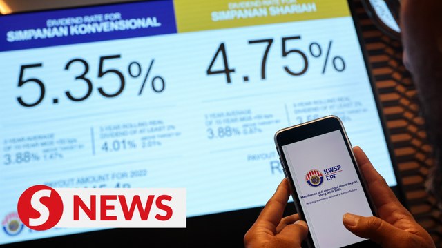 EPF declares 5.35% dividend for conventional savings, 4.75% for syariah