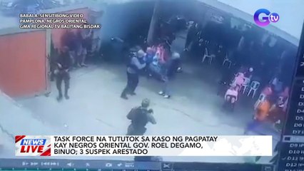 Task Force na tututok sa kaso ng pagpatay kay Negros Oriental Gov. Roel Degamo, binuo; 3 suspek arestado | News Live