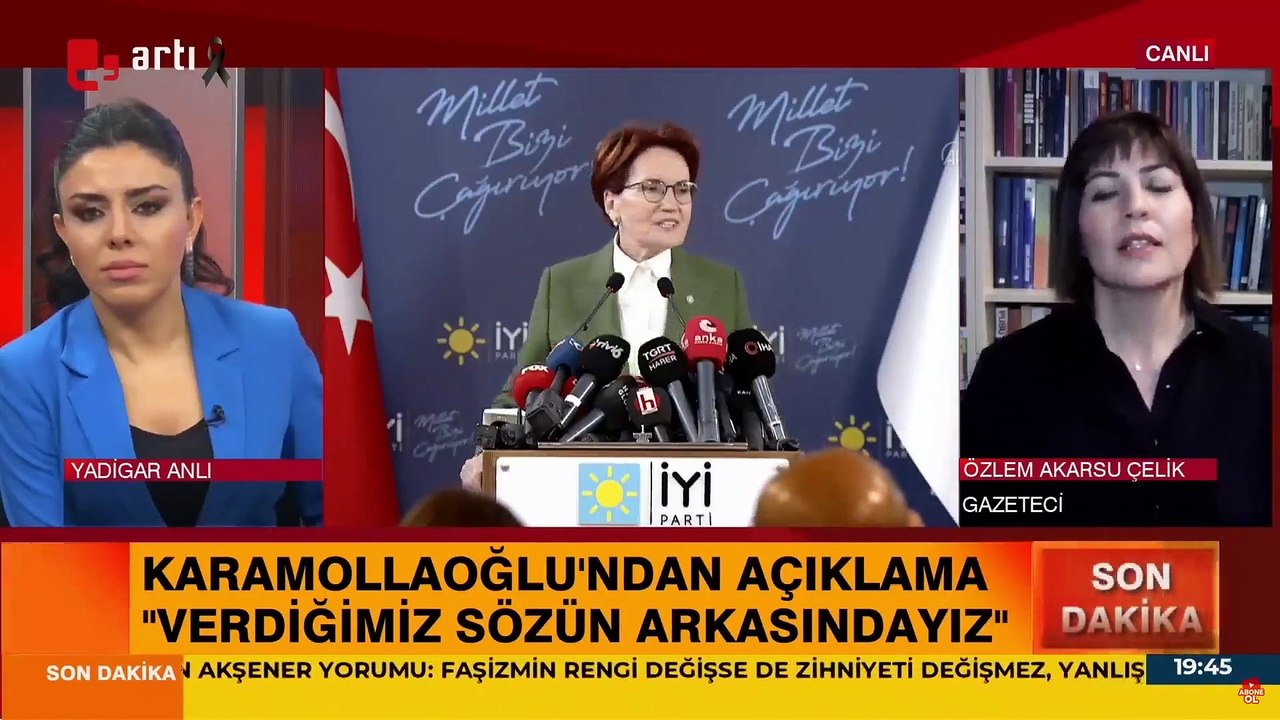 "Erdoğan, Cumhur İttifakı'nın ortağı MHP yerine İYİ Parti ile yola devam etmek için şansını deneyebilir"