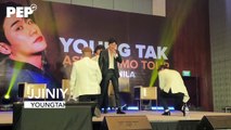 Korean trot singer YoungTak performs his viral song 
