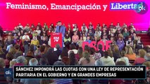 Sánchez impondrá las cuotas con una Ley de representación paritaria en el Gobierno y en grandes empresas