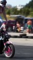 Bike lover stunts and gril  bike stunt video