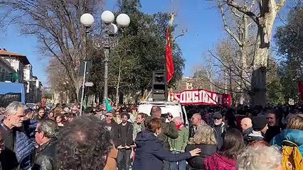 Manifestazione a Firenze, Il Cpa in piazza D'Azeglio