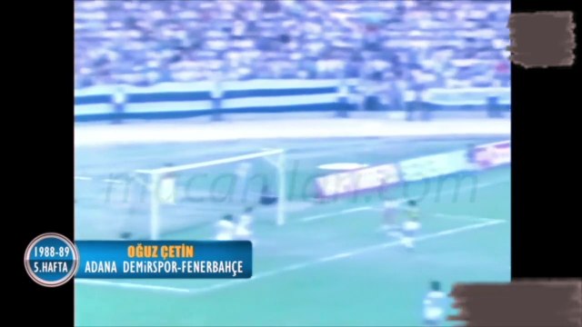 Adana Demirspor 1-3 Fenerbahçe 17.09.1988 - 1988-1989 Turkish 1st League Matchday 5 (Fenerbahçe's Goals) (Ver. 2)