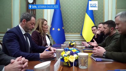 Metsola impulsa el espíritu de Ucrania en su segunda visita tras la invasión rusa 🇺🇦