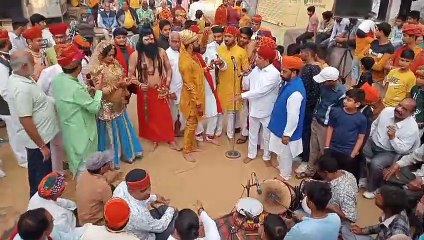 बीकानेर होली: बारह गुवाड़ चौक में स्वांग मेहरी रम्मत का मंचन