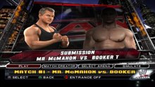 WWE SmackDown vs. Raw 2011 Mr. McMahon vs Booker T