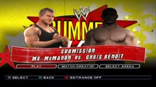 WWE SmackDown vs. Raw 2011 Mr. McMahon vs Chris Benoit