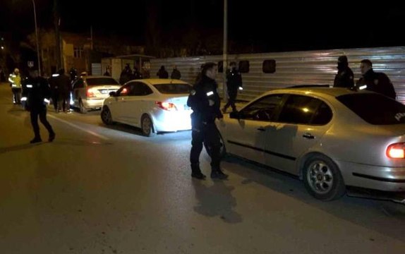 Aksaray'da asayiş ve trafik ekiplerinden şok uygulama