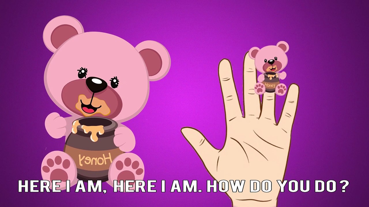 TEDEY BEAR FINGER FAMILY SONGS RHYMES