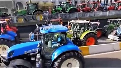WATCH: BRUSSELS  - The farmers are coming agai