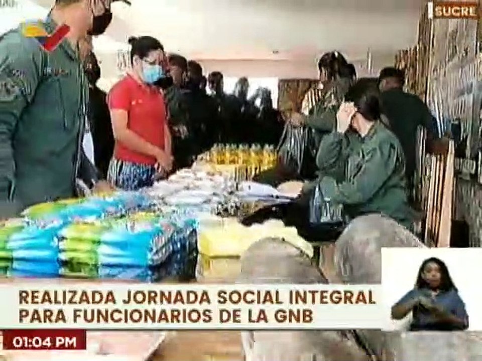 Funcionarios de la GNB del edo. Sucre fueron atendidos a través de una jornada social integral