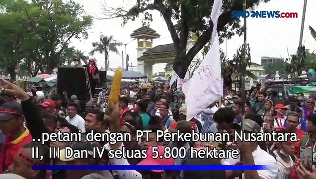 Ricuh, Aksi Demo Tuntut Penyelesaian Konflik Agrarian di Medan