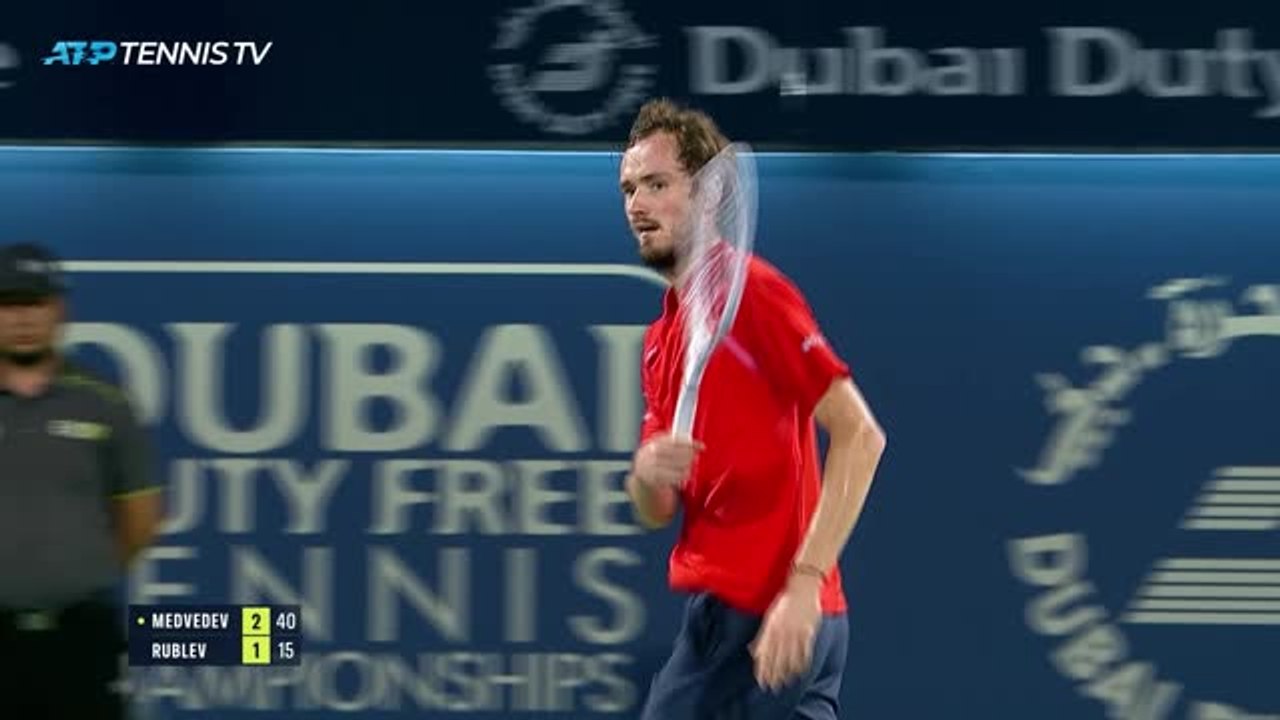 Highlights: Medvedev gewinnt Finale in Dubai