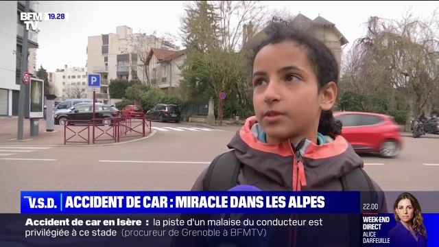 Accident de car en Isère: J'espère qu'elles vont bien témoigne une des enfants rentrée dans un autre car