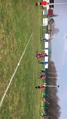 Échauffement de nos U17 à VELINES
