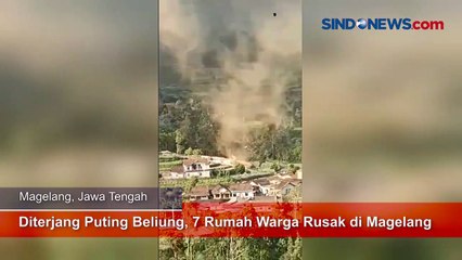Diterjang Puting Beliung, 7 Rumah Warga Rusak di Magelang