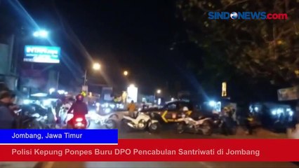 Polisi Kepung Ponpes Buru DPO Pencabulan Santriwati di Jombang