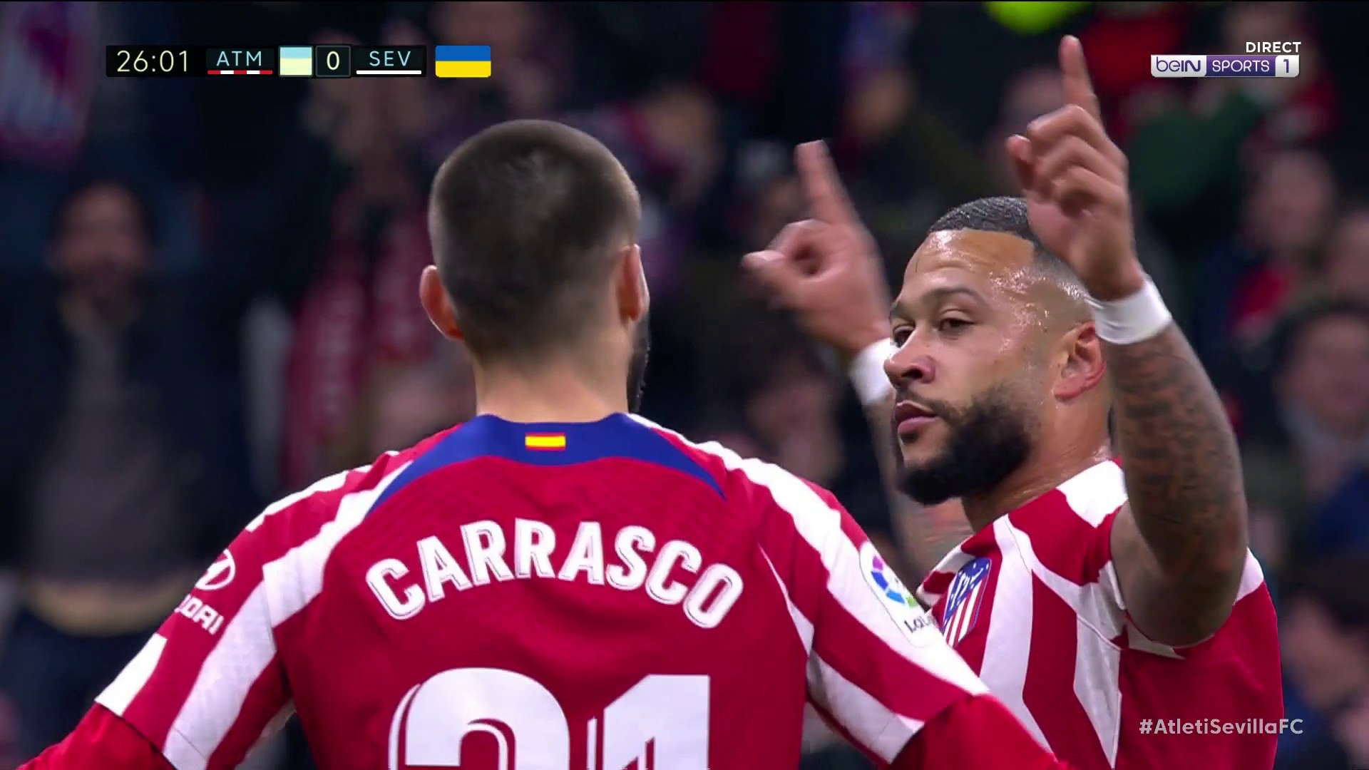 La Liga : Enorme but pour Memphis Depay !