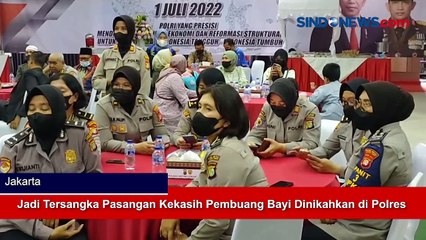 Jadi Tersangka Pasangan Kekasih Pembuang Bayi Dinikahkan di Polres