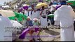 Kawasan Terik Tak Menyurutkan Semangat Jamaah Haji Mendaki Jabal Rahmah