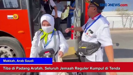 Tiba di Padang Arafah, Seluruh Jemaah Reguler Kumpul di Tenda