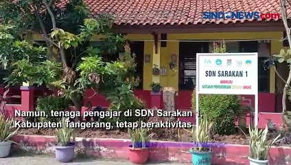 Jelang PTM Tahun Ajaran Baru, Begini Kesibukan Guru-guru di SDN Sarakan 1